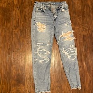 American eagle flower jeans